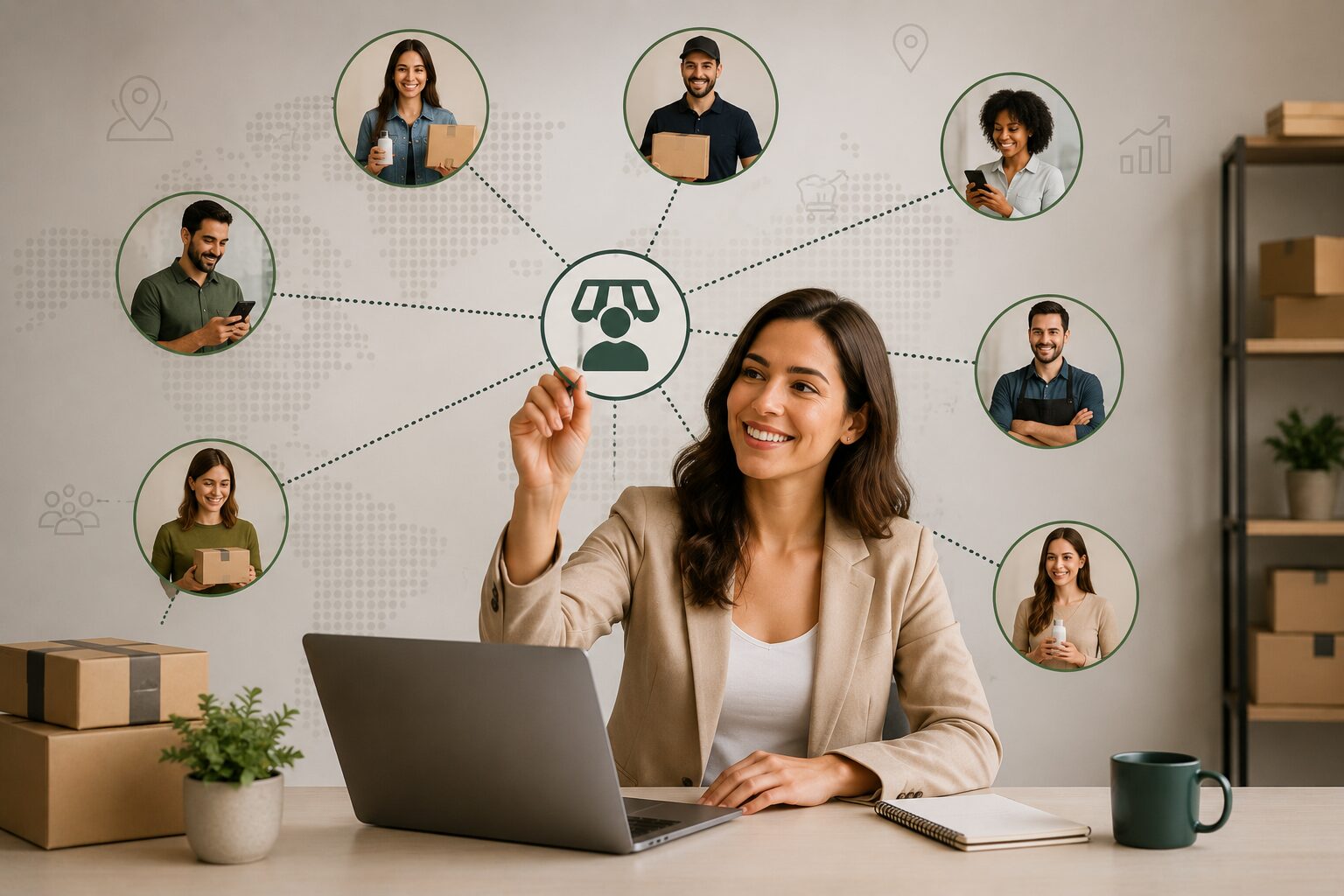 equipe de revendedores